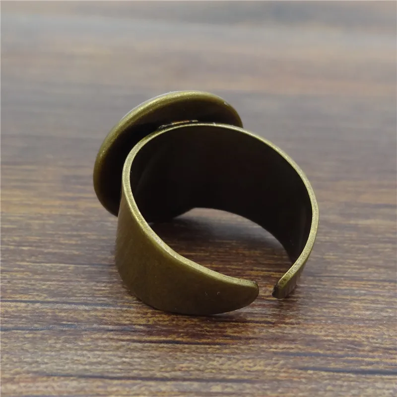 XUSHUI XJ стеклянный круглый купол с цветком Мандала женское кольцо аксессуары для