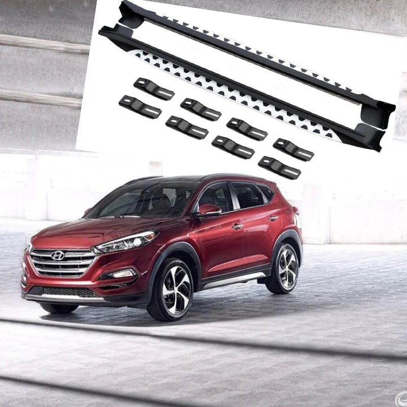 Для Hyundai Tucson 2015.2016.2017 2018 2019 подножки Автомобильные Боковые ступенчатые педали