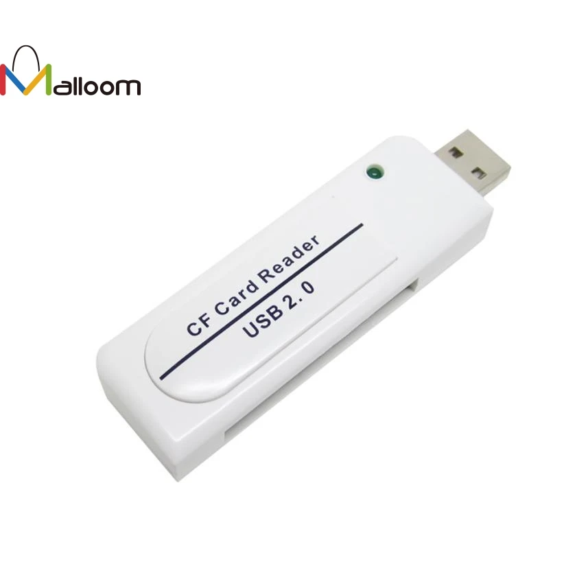 Malloom Новое поступление аксессуары для ПК высокоскоростной USB 2,0 CF кард-ридер компактный флэш USB кард-ридер для ПК компьютера