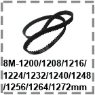 SUMRAY HTD8M зубчатый ремень 8M-480/488/496/512/504/520/528/536/544/552 мм Резиновый Ремни Round 20/25/30 мм Ширина ремня синхронный ремень