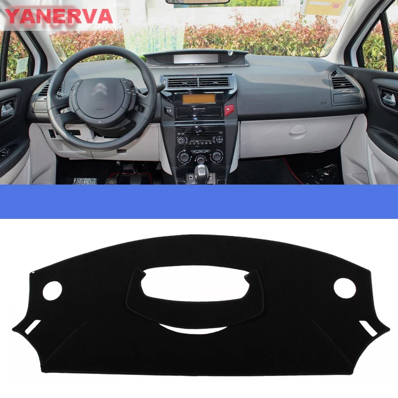 

Interior Car Dashboard Cover Light Avoid Pad Photophobism Mat Sticker For Citroen C-Quatre