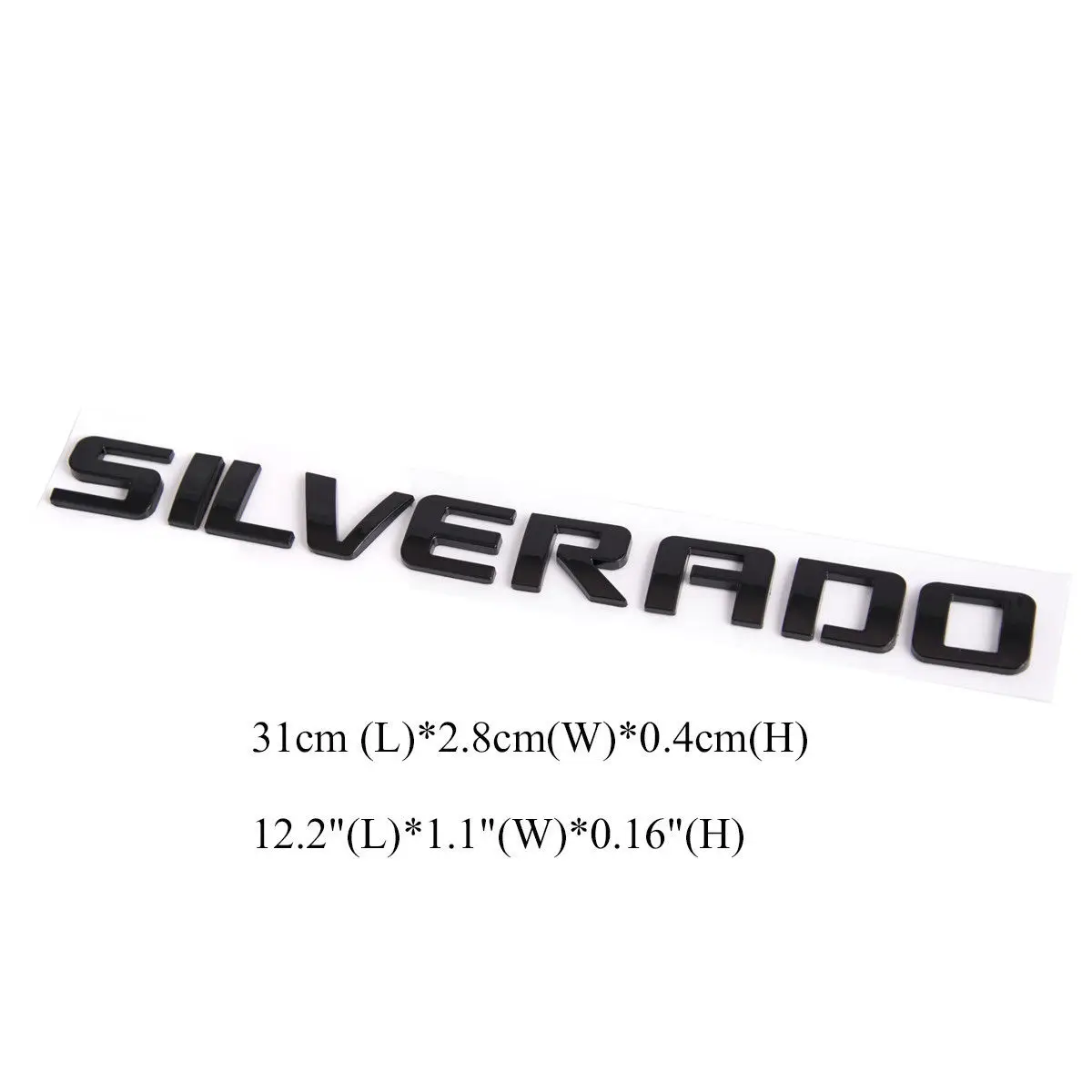 SILVERADO Автомобильный задний багажник эмблема для багажника таблички значок для Chevy 1500 2500 3500