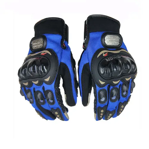 Синий Pro-Biker сенсорный экран moto rcycle перчатки Luva moto queiro Guantes moto cicleta Luvas de moto Велоспорт moto крест перчатки Ганц - Цвет: Синий