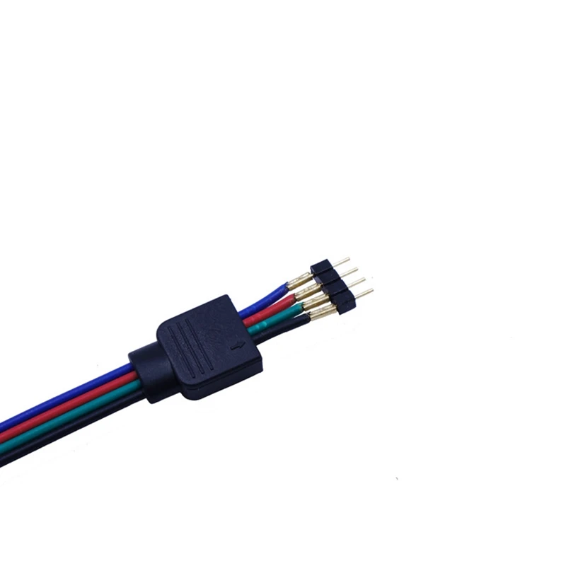 10 см 15 5 шт./лот RGB 4 контактный разъем Папа мама проводной кабель для 5050 3528