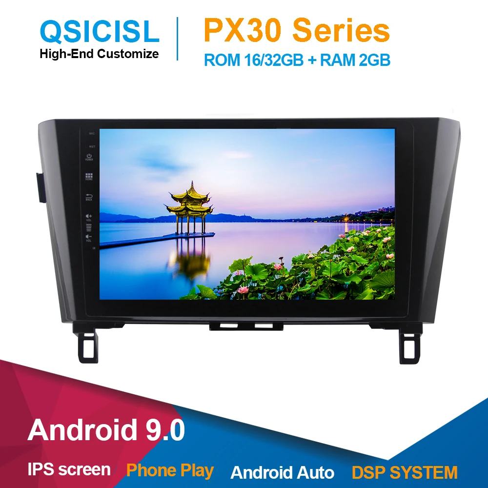 Android 9 0 ips 10 1 &quotавтомобильный dvd GPS Мультимедийный проигрыватель для Nissan X-Trail 2014