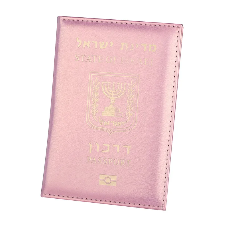Pink Чехол для паспорта из искусственной кожи для мужчин и женщин, чехол для паспорта - Цвет: Pink