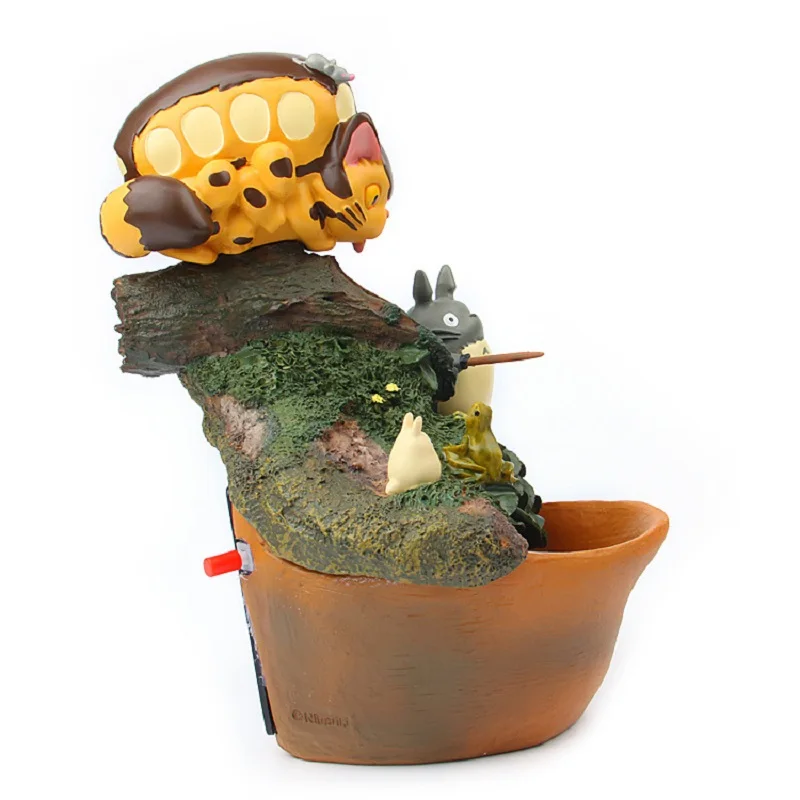 Studio Ghibli Мой сосед Тоторо кошка автобус ПВХ фигурка увлажнитель Коллекция Модель игрушки подарок для украшения дома реквизит