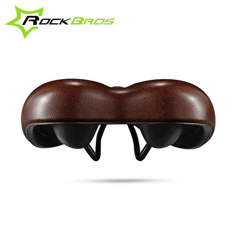 RockBros широкое велосипедное седло сиденья коричневый Mtb Подушка Запчасти для