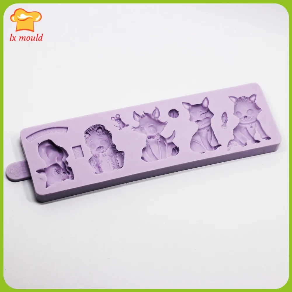 

Bake Cats Silicone Molds Chocolate Clay Cute Pet Cat Sugar Silicone Mold Cute Variety