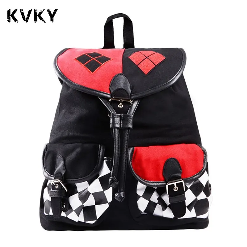 Бэтмен отряд самоубийц Харли Куинн рюкзак школьная сумка для костюма аксессуары