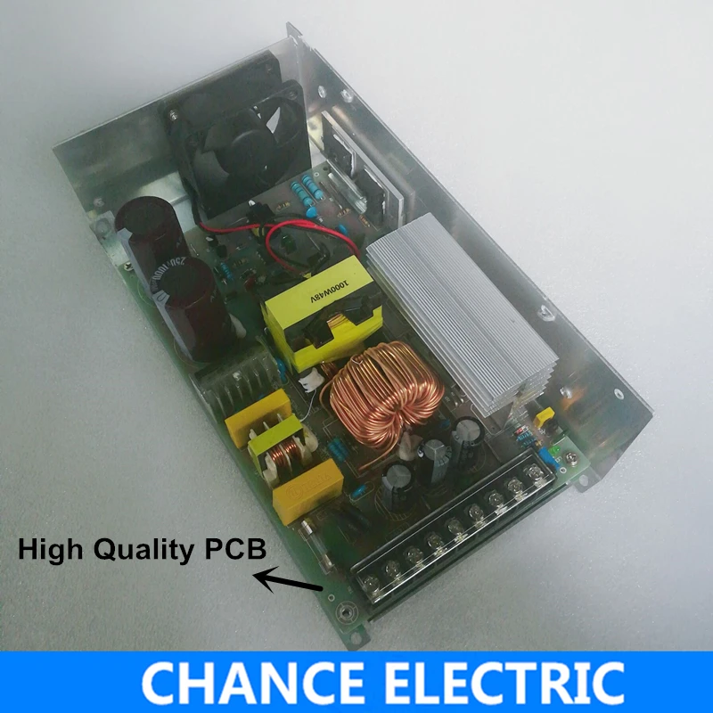 1000W 12V Регулируемый 83A одиночный выход импульсный источник питания AC к DC 110V или