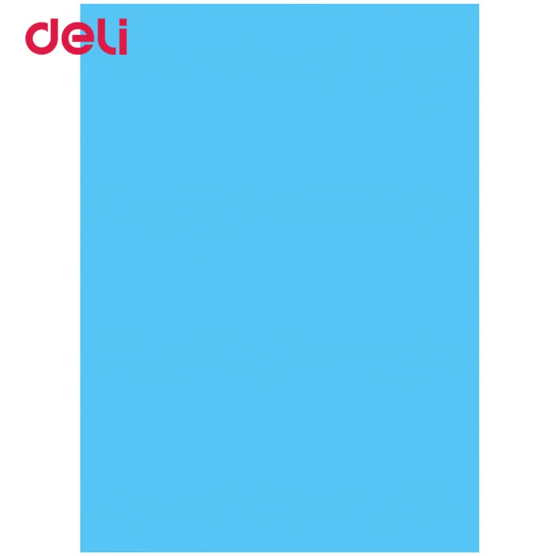 Deli 10 шт. бумага 5 цветов 25x18 см 80 г сложенная для рукоделия скрапбукинга оригами