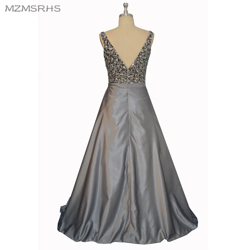 Вечернее платье А-силуэта с кристаллами MZ-MSRHS новинка 2016 года | Свадьбы и