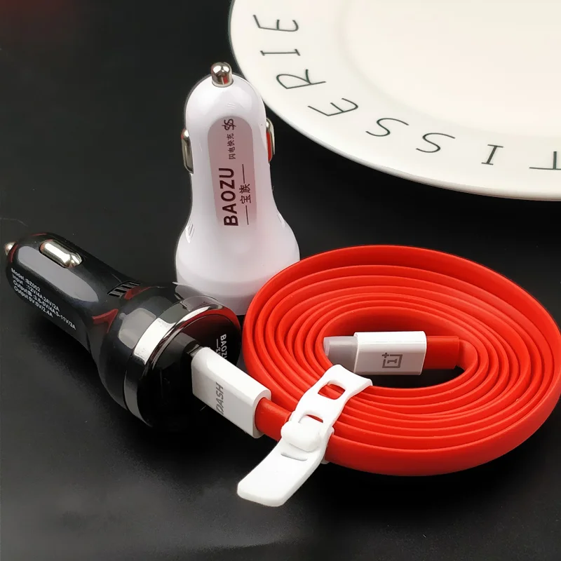 Автомобильное зарядное устройство Oneplus 5 t В/4A два usb-порта быстрое автомобильное