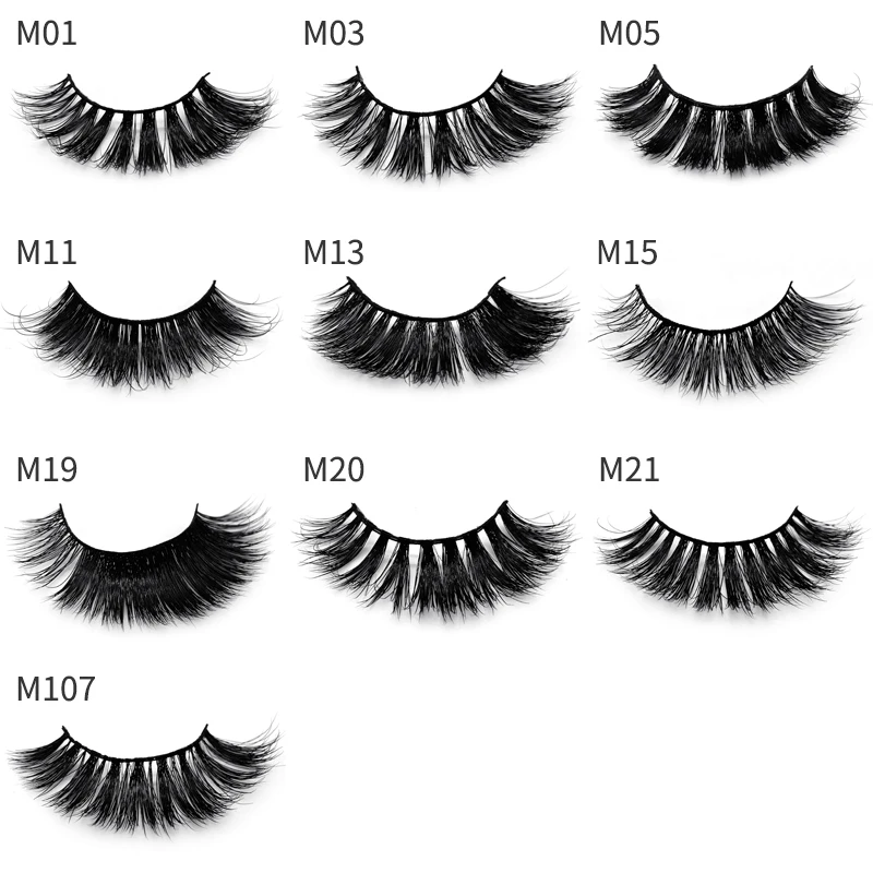 1 коробка норковые ресницы натуральные длинные 3d ручной работы накладные макияж