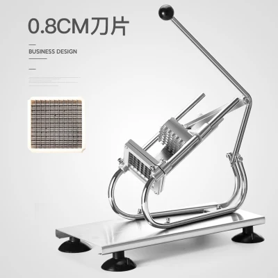 Коммерческая настольная горизонтальная машина для резки картофеля из нержавеющей стали машина для картофеля фри огурец редис салат присоска fixe - Цвет: T08