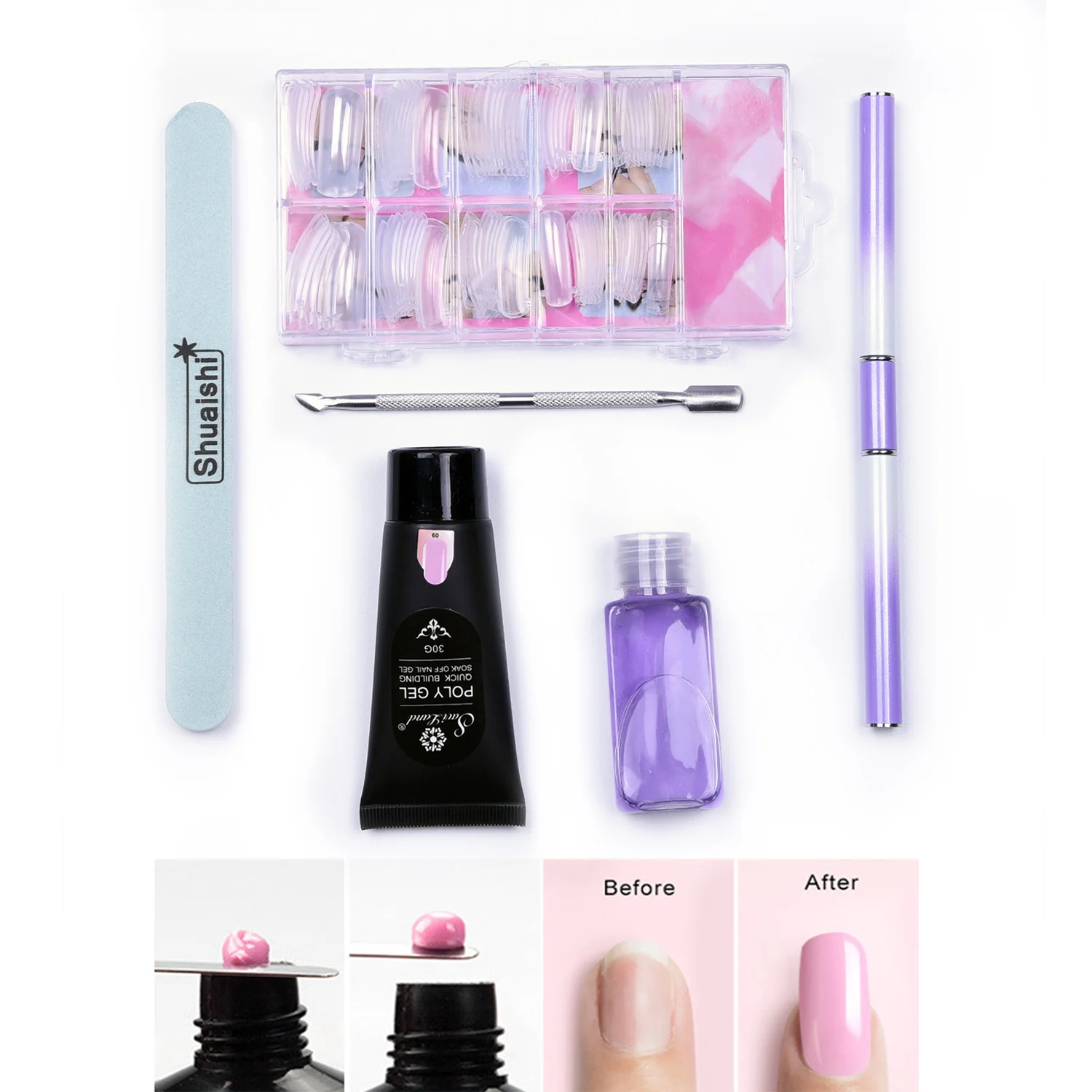 Кончики для ногтей гель продлевающий половой акт дизайн УФ СТРОИТЕЛЬ клей