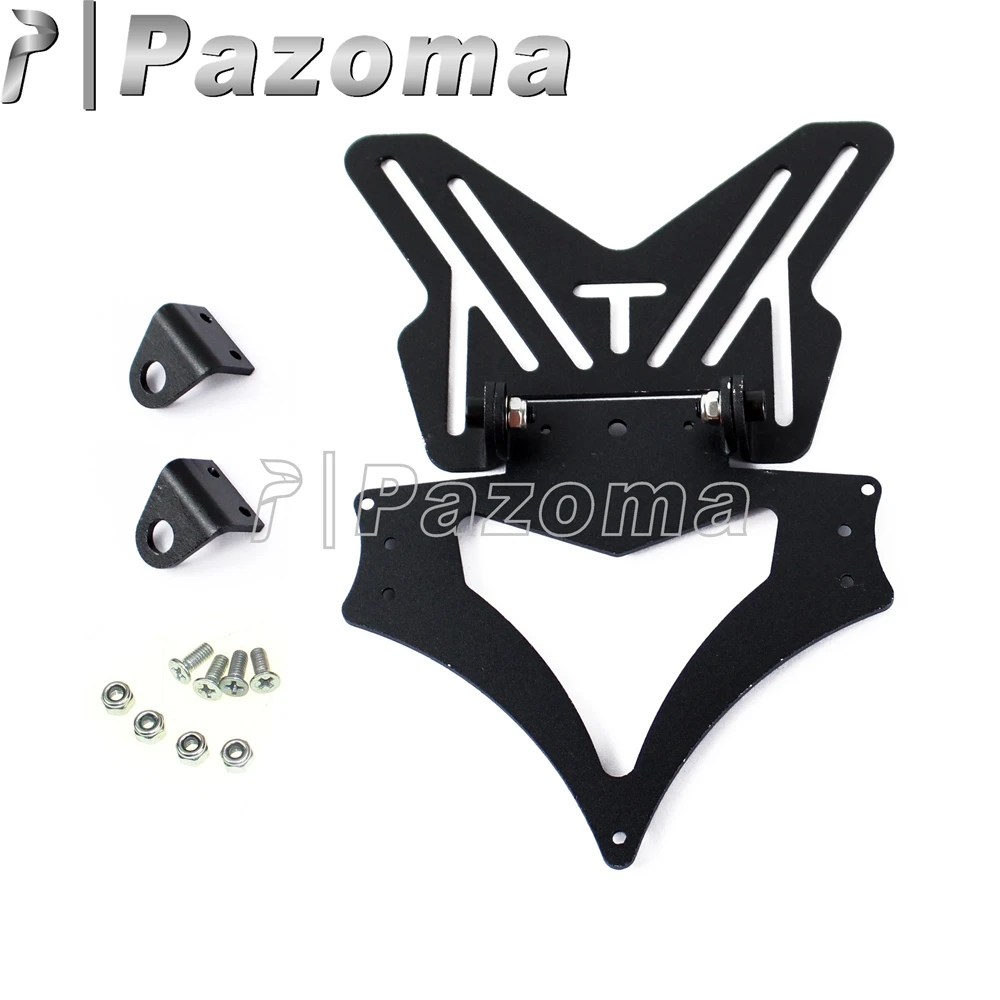 Черный держатель номерного знака мотоцикла вешалка ХВОСТ аккуратный кронштейн