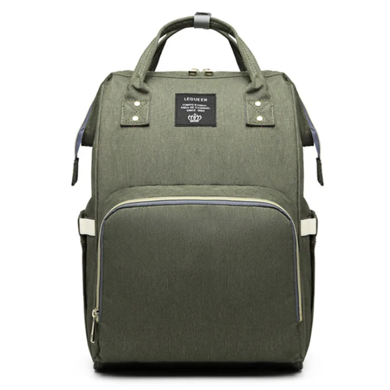 ArmyGreen Lequeen bebek детские сумки для мам Большой Вместительный рюкзак для мам детские вещи оптом детская сумка - Цвет: ArmyGreen