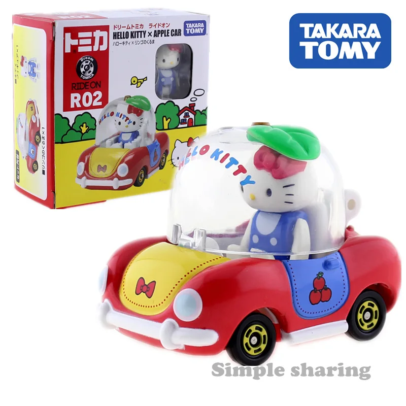 Игрушки для автомобиля Takara Tomy Tomica Dream Ride On Series Hello Kitty RILAKKUMA MINION/Стюарт DORAEMON SNOOPY CRAYON