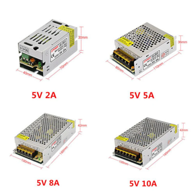 AC110V 240V вход импульсный источник питания светодиодного табло электронные