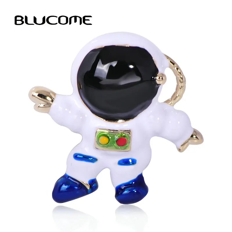 Женские и женские эмалированные Броши с астронавтом Blucome свитер лацкан рюкзак