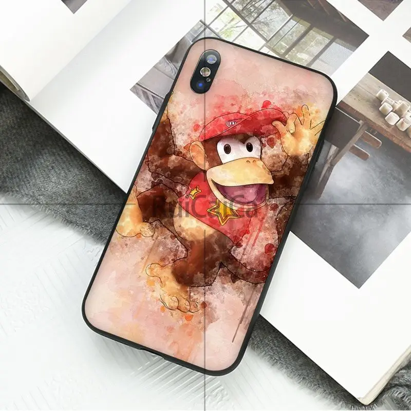 Ruicaica Ослик Конг кантри ТПУ Мягкий силиконовый чехол для телефона Apple iPhone 8 7 6 6 S Plus X XS MAX 5 5S SE XR мобильные чехлы
