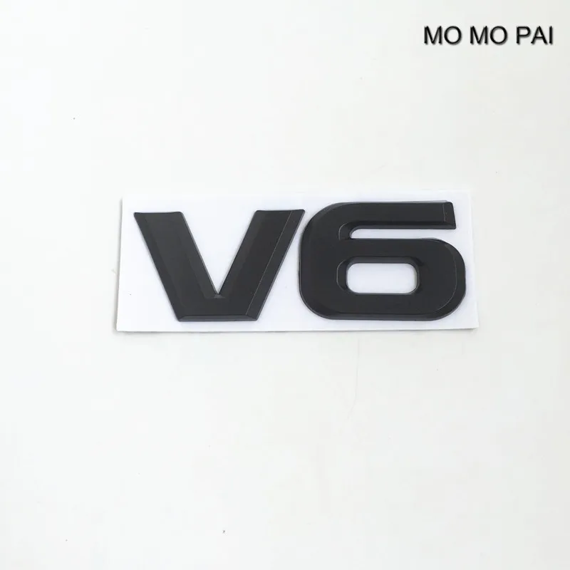 Автомобильный Стайлинг 3D V6 значок на багажник автомобиля боковая наклейка с