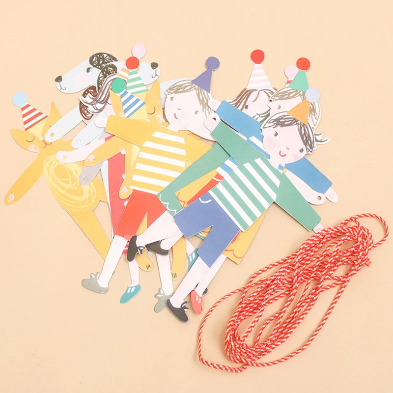 Эльф Магия красочные милые дети держать руки фоновое украшение pull флаг баннер