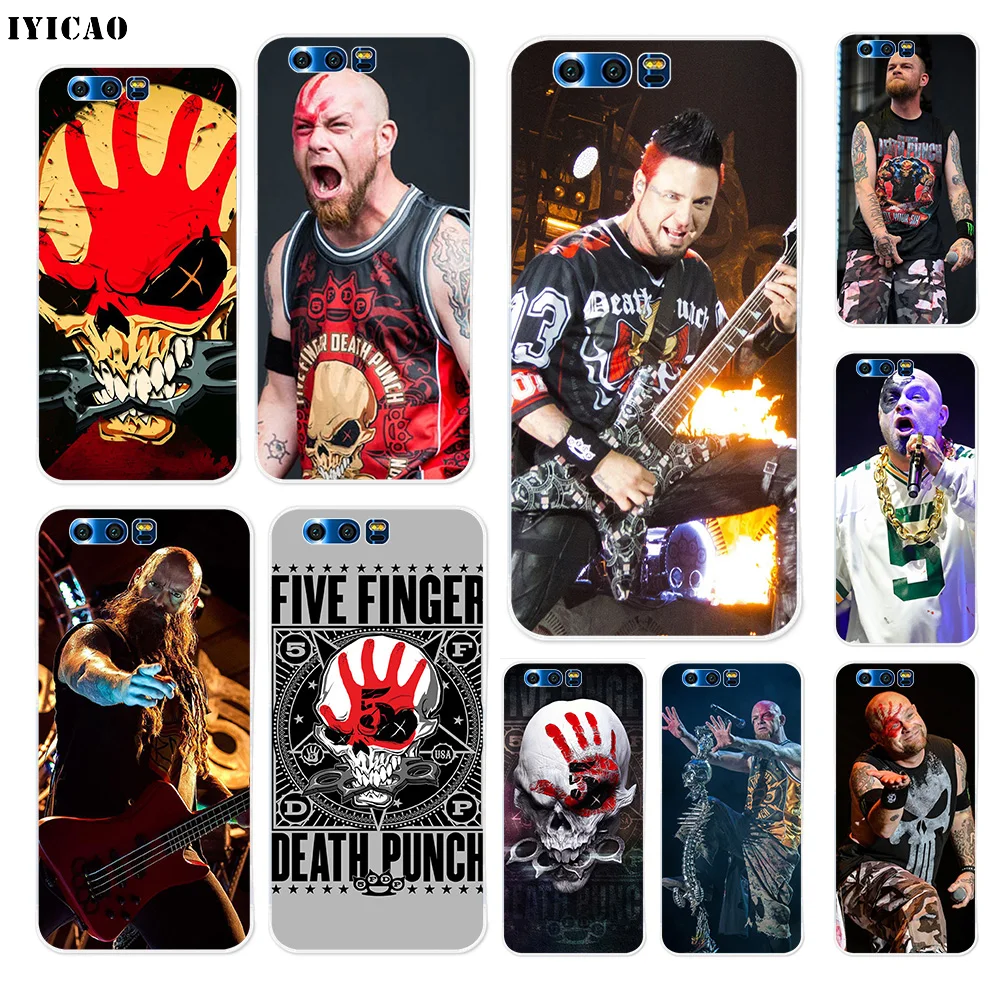 IYICAO Five Finger Death Punch FFDP Soft Silicone Case for Huawei Y9 Y7 Y6 Prime 2018 Honor 8C 8X 8 9 10 Lite 7X 7C 6A 7A Pro | Мобильные