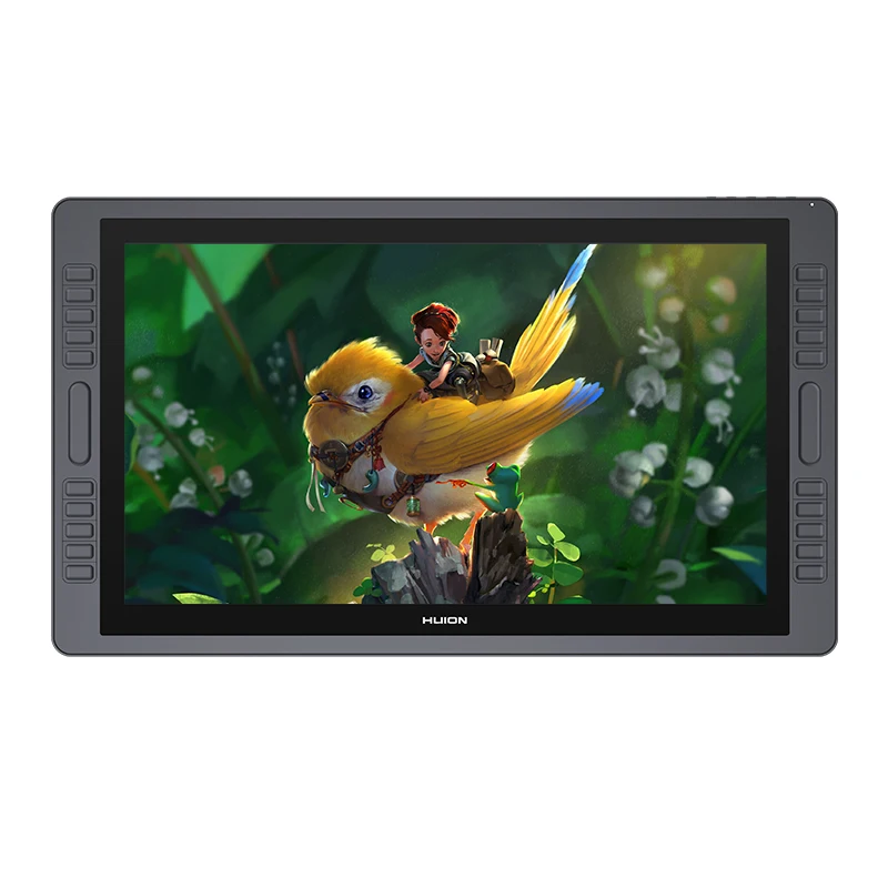 HUION KAMVAS GT-221 Pro 8192 уровней ручка дисплей для рисования планшет монитор ips lcd HD экран 10 нажатие клавиш-21,5 Дюймов