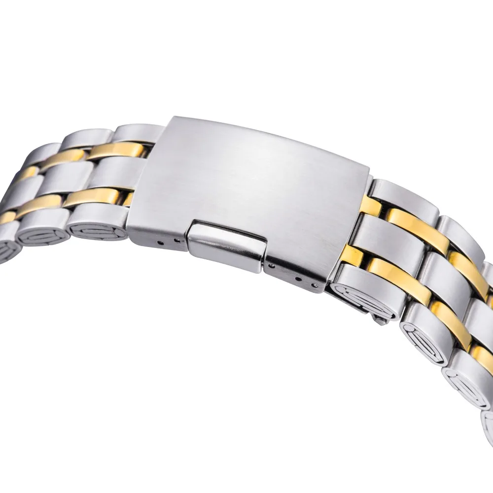 Мужские Аналоговые часы с автоматической датой и автоподзаводом браслет из