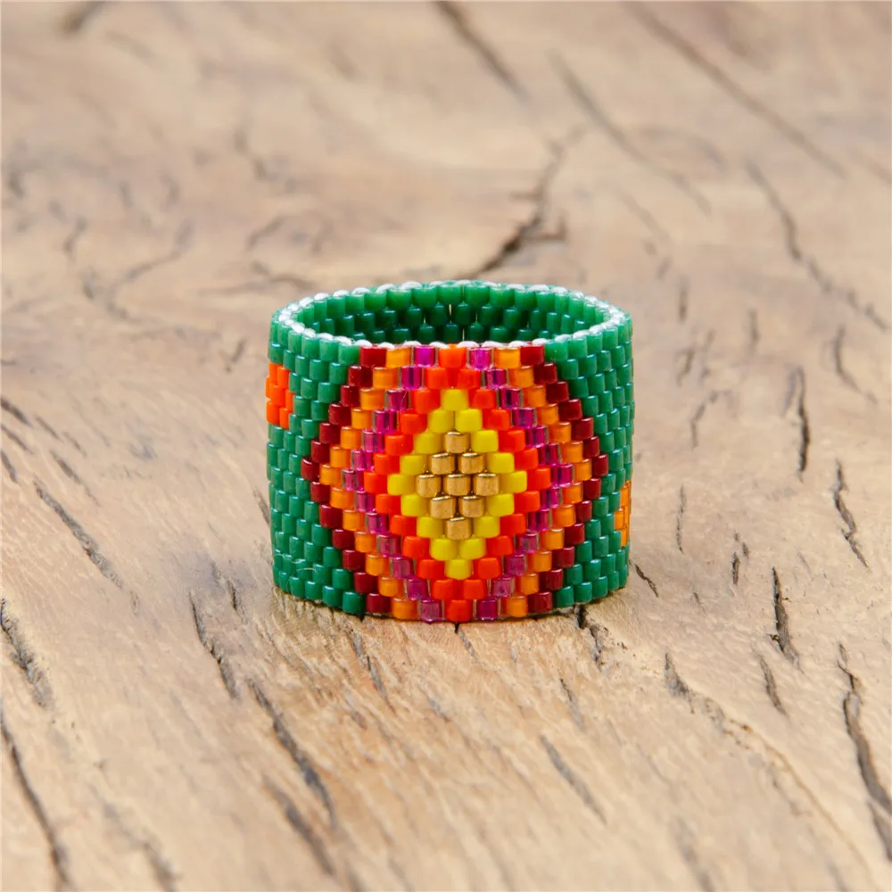 Go2boho MIYUKI кольцо Турецкий Дурной глаз кольца мужские кольца Boho женские Anillos Mujer ювелирные изделия Богемия этнические Delica MIYUKI Bijoux