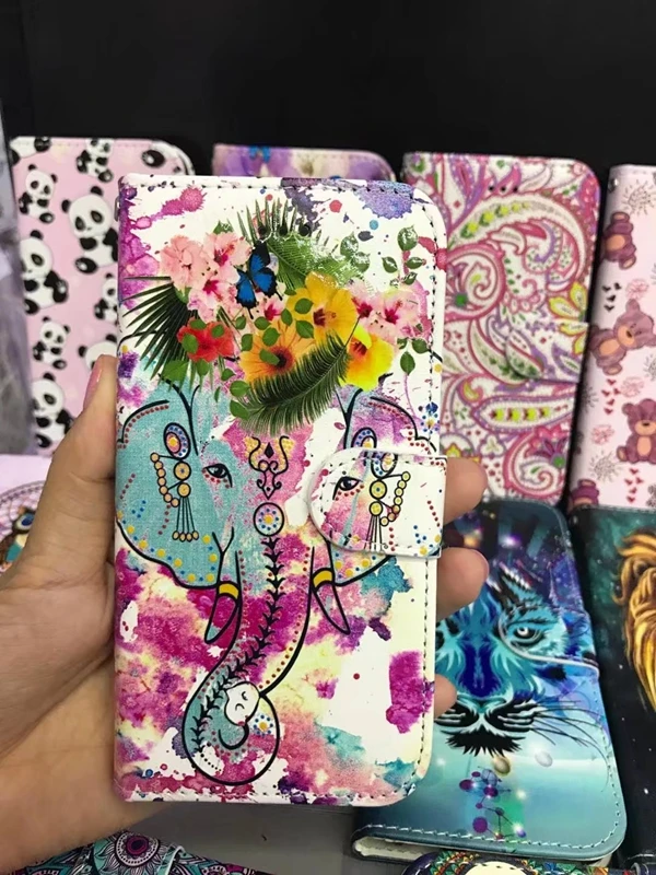 Кожаный бумажник для Iphone XR XS MAX X 8 7 Plus 6 6S SE 5 5S Galaxy Note 9 S9 S8/S7 Чехол книжка с рельефным