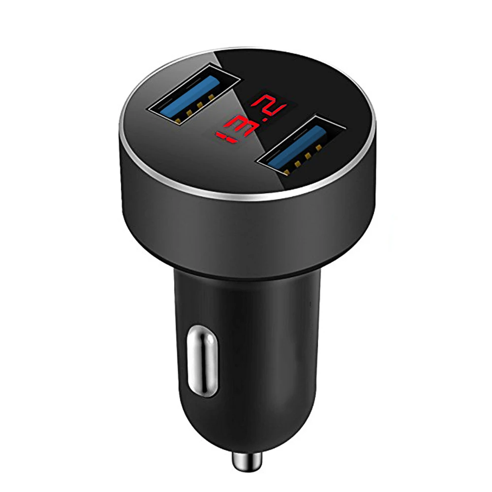 1 шт. мини Dual USB Автомобильное зарядное устройство Универсальный прикуриватель 2