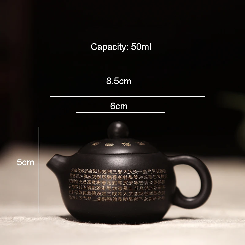 100 ml подлинный исинский чайник мини Чай ware буддистские скульптуры Xishi горшок из китайской фиолетовой глины горшок чайный набор кунг-фу заварочный чайник; чай Pet - Цвет: C