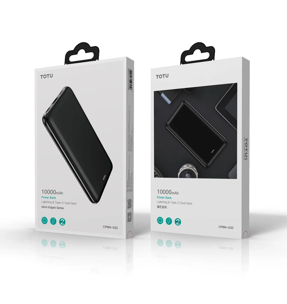 Ультра тонкий 10000 мАч запасные аккумуляторы для телефонов iPhone Xiaomi Mi Тип usb C быстро 10000 Портативный внешний батарея зарядное устройство