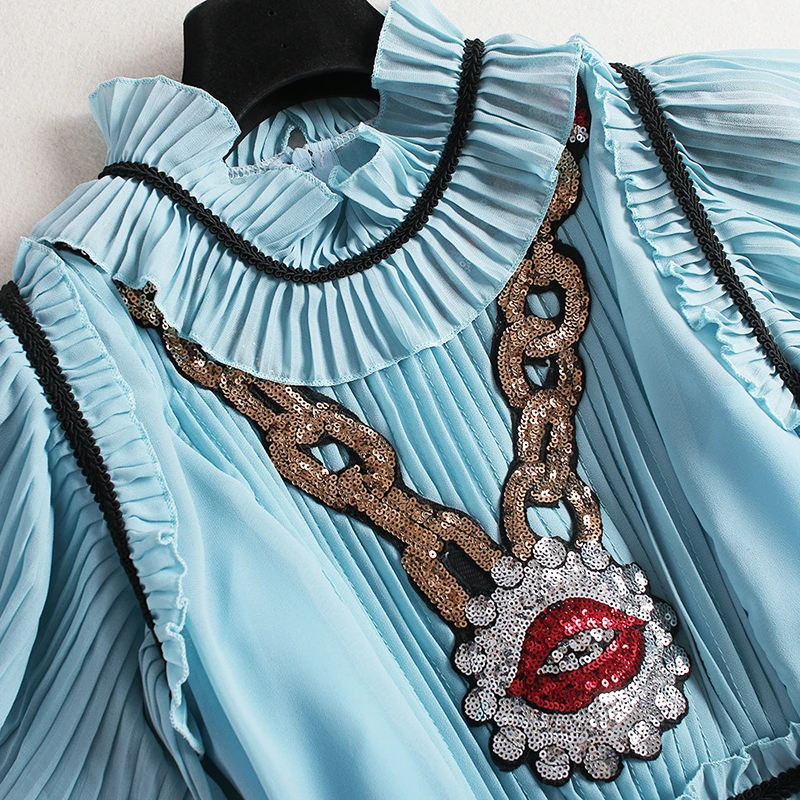 Женское платье большого размера плюс xl летнее Плиссированное Лоскутное Платье