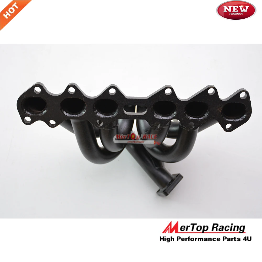 Mertop 3 мм с толстым черным покрытием T4 разделитель выше 93 98 2JZ GTE Twin Turbo коллектор 46