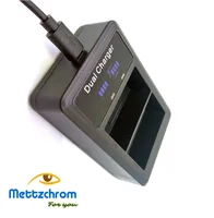 Mettzchrom 10 pcs / LOT For Canon USB Dual battery charger LP-E8 LP-E6 LP-E6N LP-E10 LP-E12 LP-E5 NB-6L BP-511A