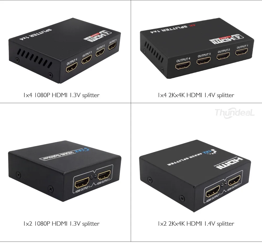 HDMI Разделение тер Full HD 1080 P 2 К* 4 К видео HDMI 1x2 1x4 1x8 Разделение 1 в 2/4/8 из двойной Дисплей для DVD PS3 Xbox с Мощность без коммутатора