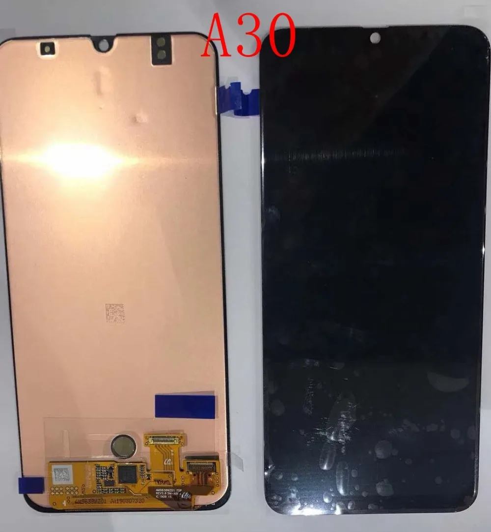 Супер Amoled для samsung Galaxy A30 A305 A305F/DS ЖК-дисплей с сенсорным стеклом в сборе