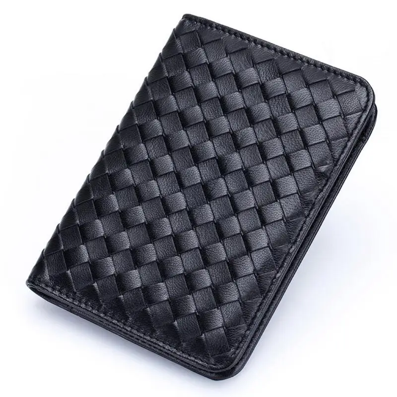 APL-1672 black San Maries, роскошные женские кошельки из натуральной кожи, из овчины, вязаные, унисекс, из натуральной кожи, женский клатч, кошелек для карт - Цвет: APL-1672 black
