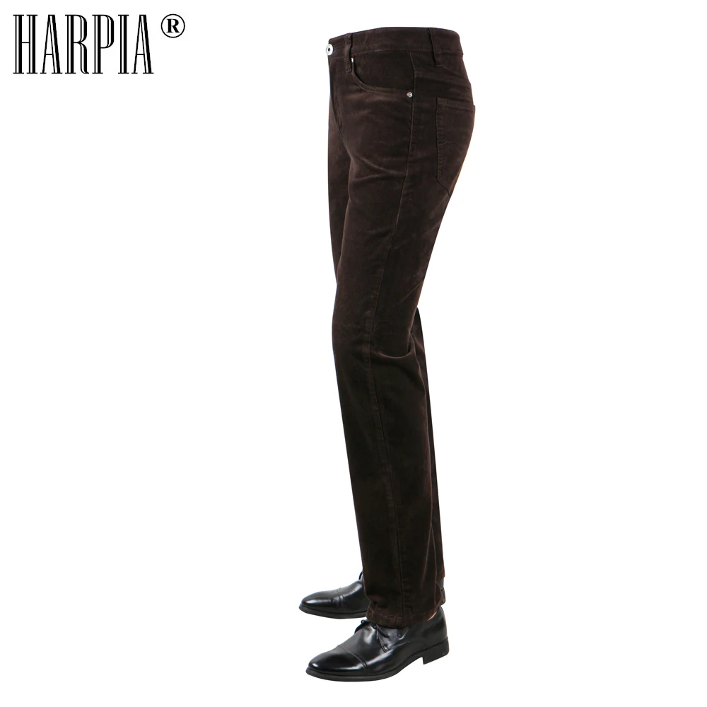 HARPIA новые модные зимние мужские штаны плотные карандаш со средней посадкой