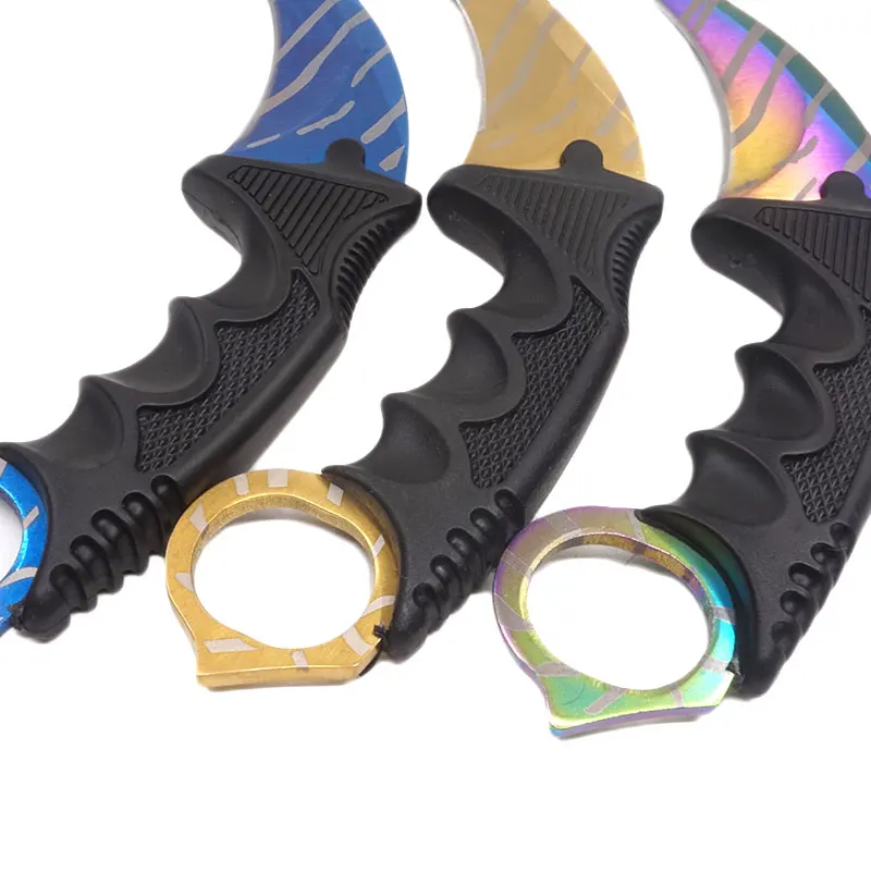 CS GO Karambit Knife Camping Hunting Tactical Pocket Stainless Steel Blade Outdoor EDC Tool | Инструменты
