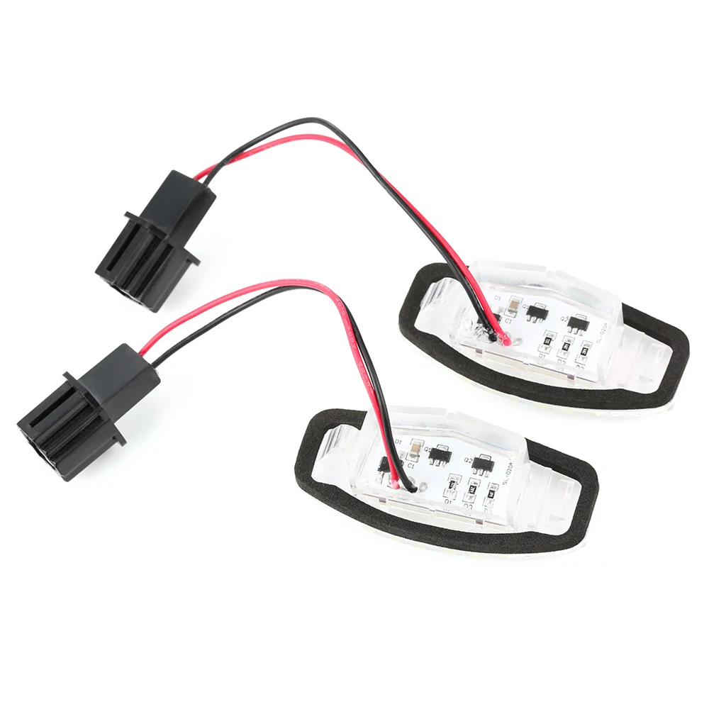 2 шт. белый 18SMD светодиодный номерной знак светильник для Honda Civic EM2/ES7 City Legend Accord Acura