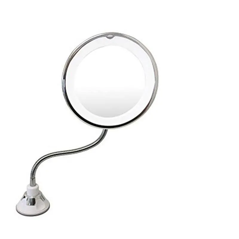 Folding Mirror Makeup My Flexible Magnifying with LED Light For dropship | Дом и сад