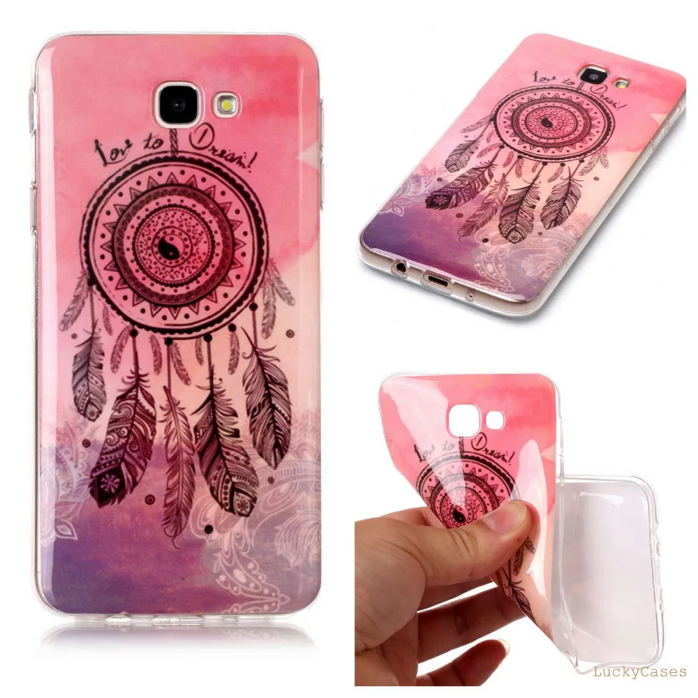 High Quality Fashion Luxury Soft Silicone TPU phone case For Samsung J5 PRIME with popular monkey owl Elephant lion Painted |