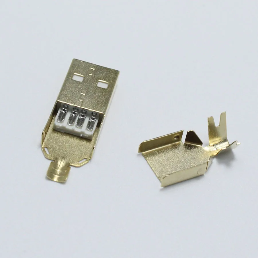 2 набора USB 0/3 0 тип А штепсельная Вилка для сварки позолоченные разъемы usb разъем 3