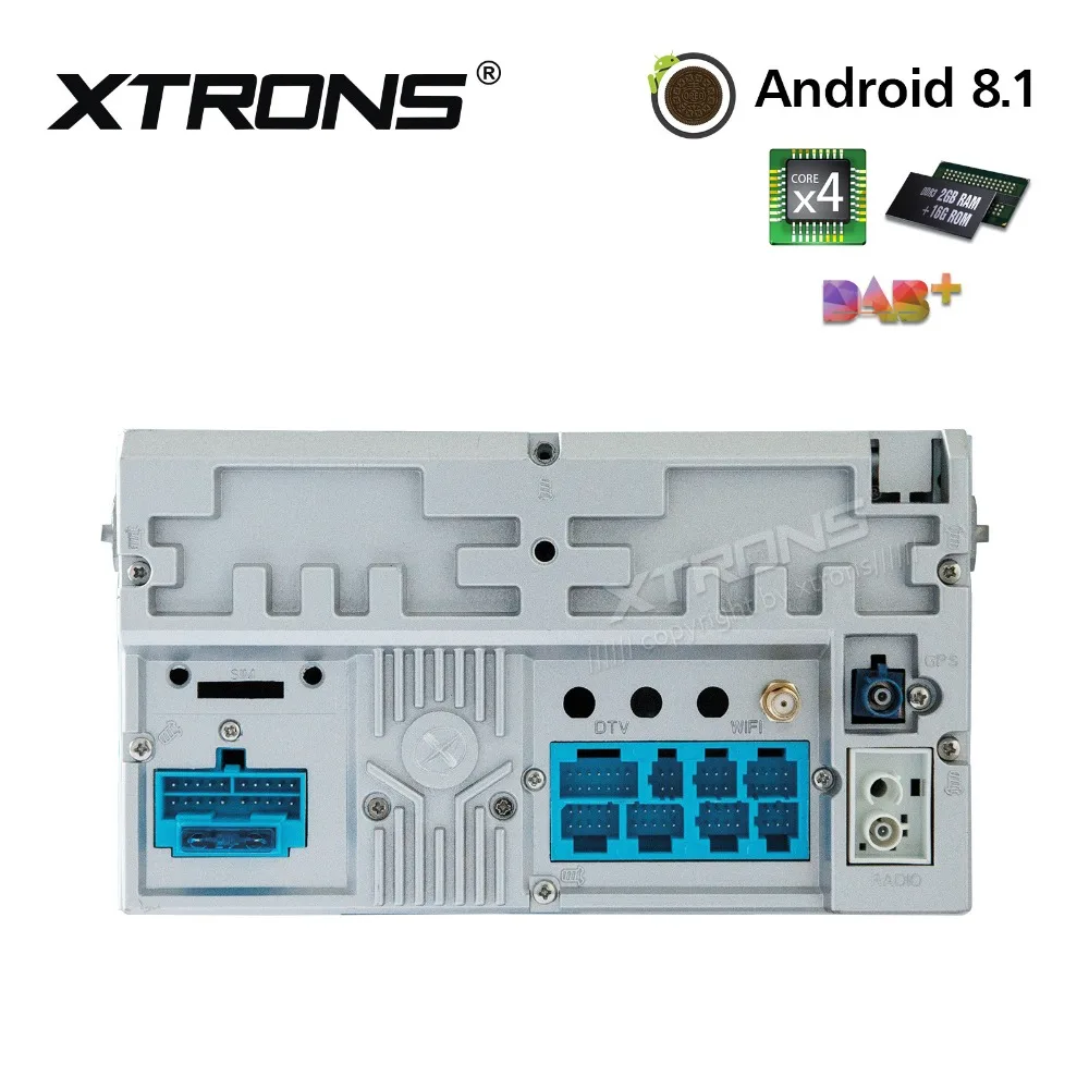 Автомобильный DVD плеер XTRONS 7 &quot Android 8 1 радио GPS RCA для Mercedes Benz S Class W220 S280 S320 S350 S400 S430